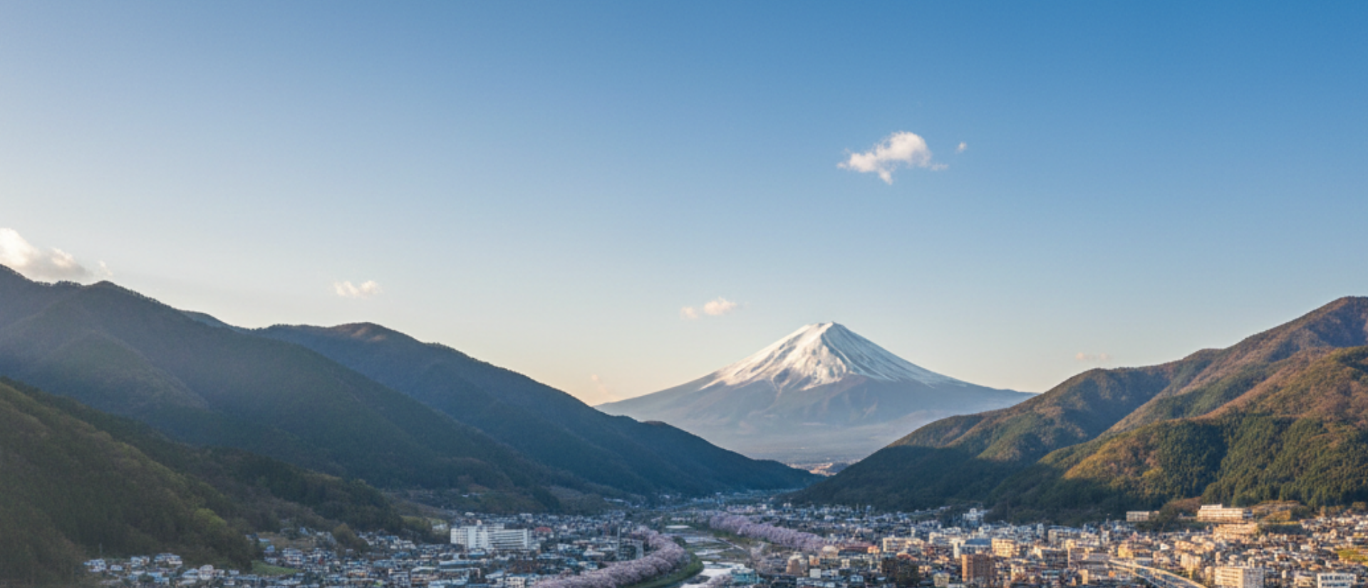 都留市の風景